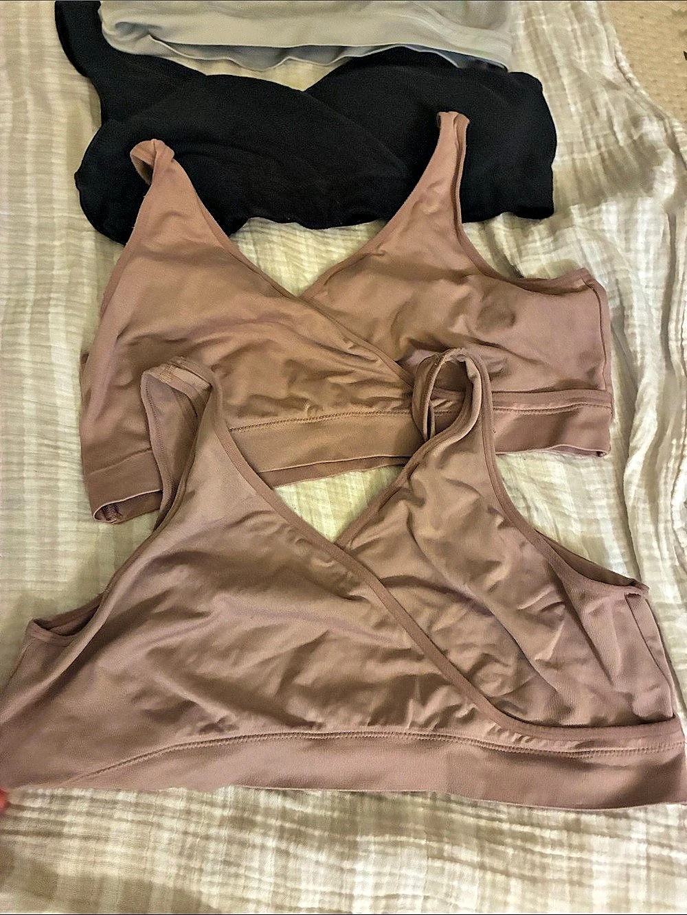 Auden Nursing Unlined Seamless Bra Set XL - Picture 2 of 9